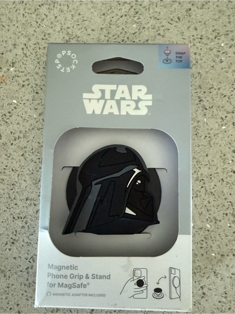 Star Wars Darth Vader Magnetic Pop Socket Black